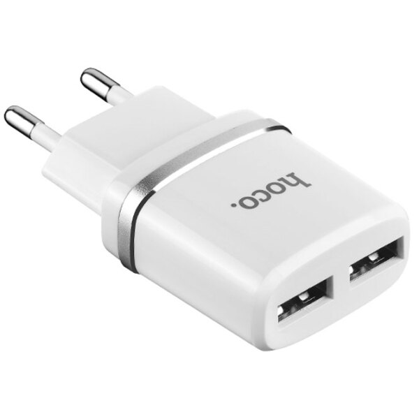 Încărcător de rețea EVO 2USB, 2.4A White 2.4 A / White photo 2
