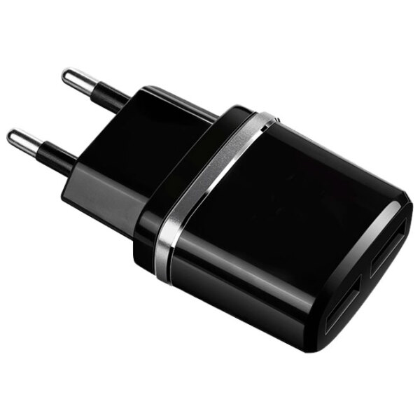 Încărcător de rețea EVO 2USB 2.4A (MicroUSB) (20 W) Black  / Black photo 3