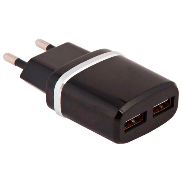 Încărcător de rețea EVO 2USB 2.4A (MicroUSB) (20 W) Black  / Black photo 4
