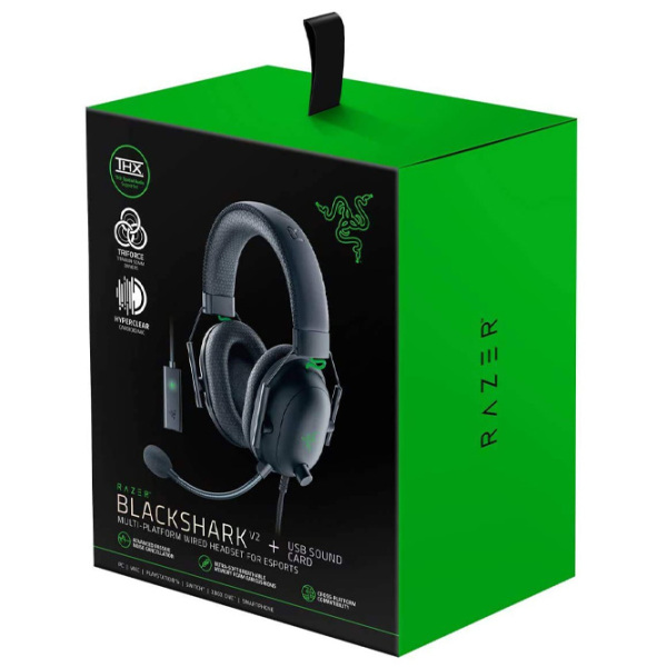 Наушники Razer Headset BlackShark Черный Проводная/ Игровой/ Полноразмерные photo 5