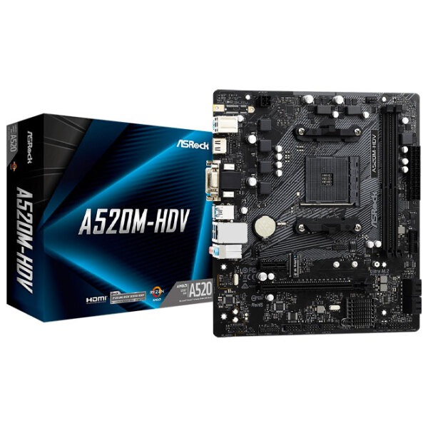 Placă de bază ASRock A520M-HDV mATX  photo 5
