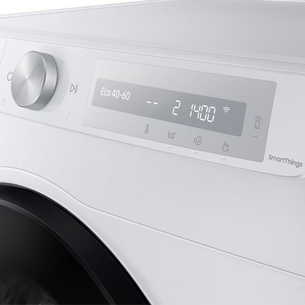 Mașină de spălat cu uscător Samsung WD10T634DBH/ S7 White 10.5 kg, 1400 rpm, E photo 8