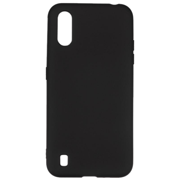 Чехол для смартфона Samsung Galaxy A01 (Soft Touch) Черный EVO, TPU, Back photo 1