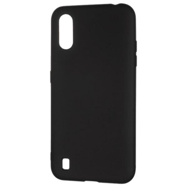 Чехол для смартфона Samsung Galaxy A01 (Soft Touch) Черный EVO, TPU, Back photo 2