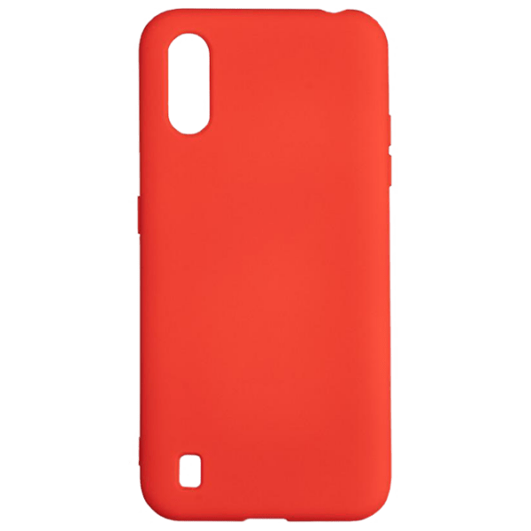Чехол для смартфона Samsung Galaxy A01 (Soft Touch) Красный EVO, TPU, Back photo 1