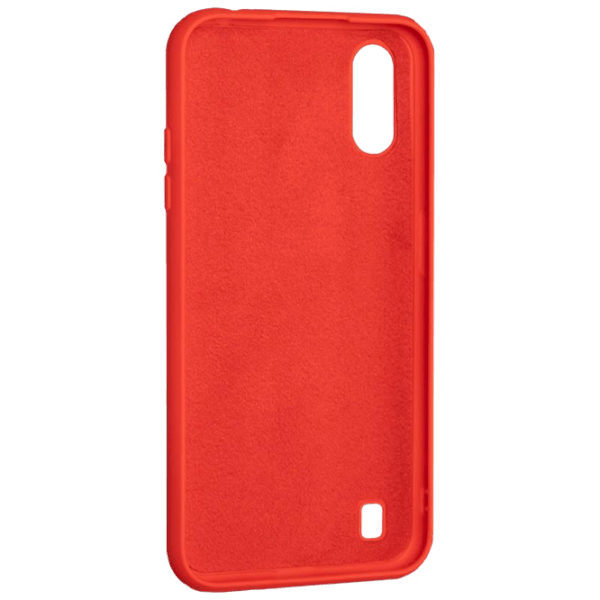 Чехол для смартфона Samsung Galaxy A01 (Soft Touch) Красный EVO, TPU, Back photo 3