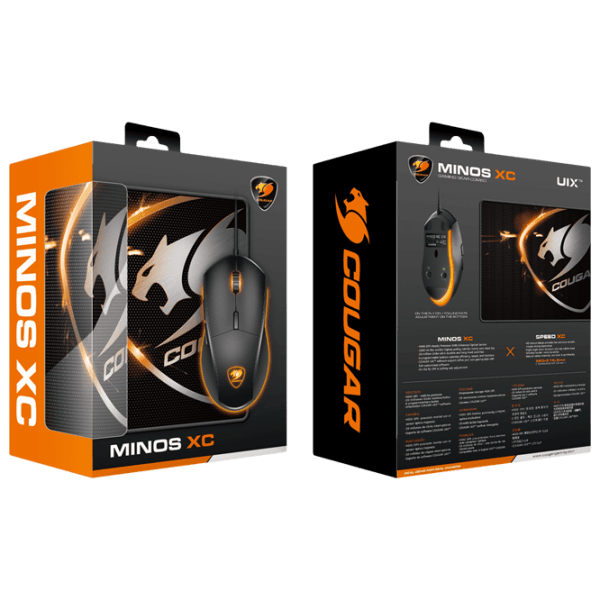 Mouse Cougar Minos XC Black Cu fir / 4000 dpi photo 5