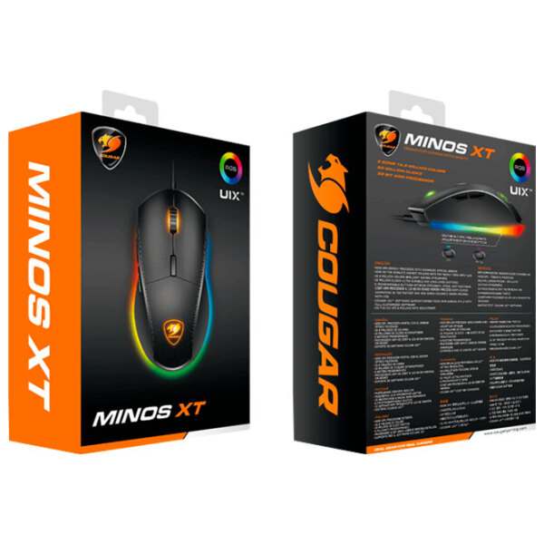 Mouse Cougar Minos XT Black Cu fir / 1000 dpi photo 7