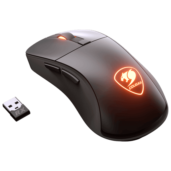 Mouse Cougar Surpassion RX Black Fără fir / 7200 dpi photo 2