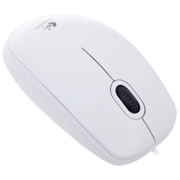 Mouse Logitech B100 White Cu fir, 800 dpi photo 3