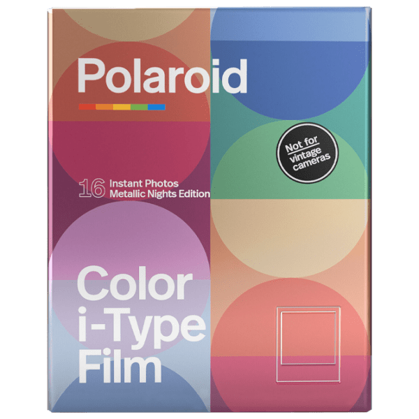 Фотобумага для Polaroid I-Type (16шт.) Metallic Nights Цветная photo 1