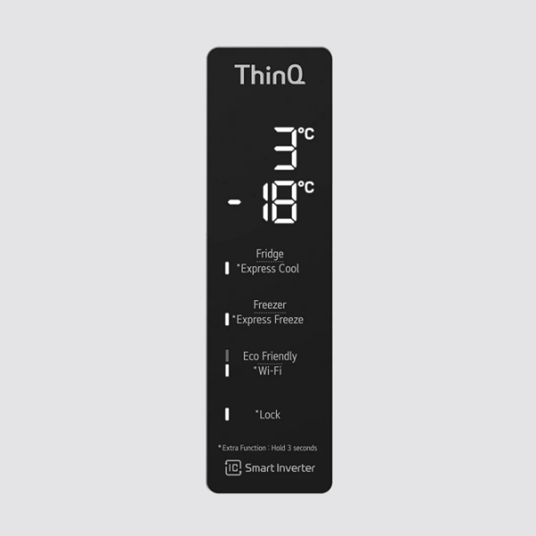 Frigider LG GA-B509CVQM White 277l/ No Frost, 107l/ No Frost, A++ photo 7