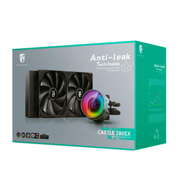 Жидкостное охлаждение Deepcool CAPTAIN CASTLE 280EX Черный  photo 7