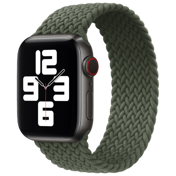 Ремень Apple Watch Размер 9 Solo Loop Braided Inverness Green Полиэстер, photo 2