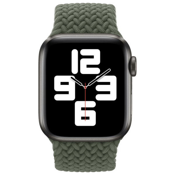 Ремень Apple Watch Размер 9 Solo Loop Braided Inverness Green Полиэстер, photo 3
