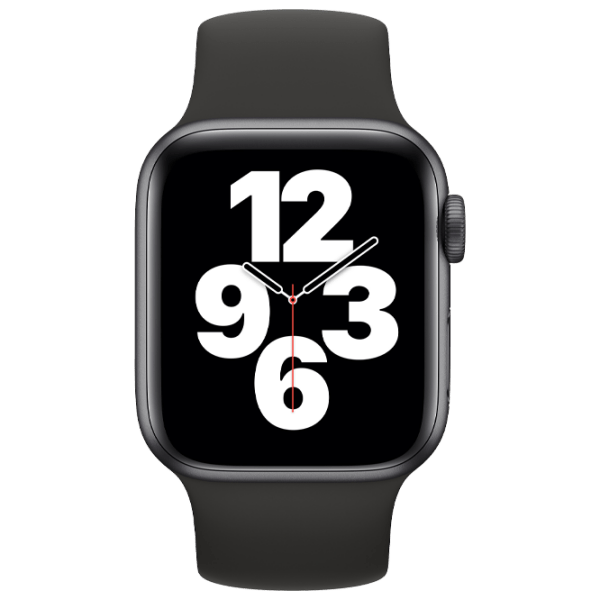 Curelușă Apple Watch Size 10 Solo Loop Black Silicon, photo 2