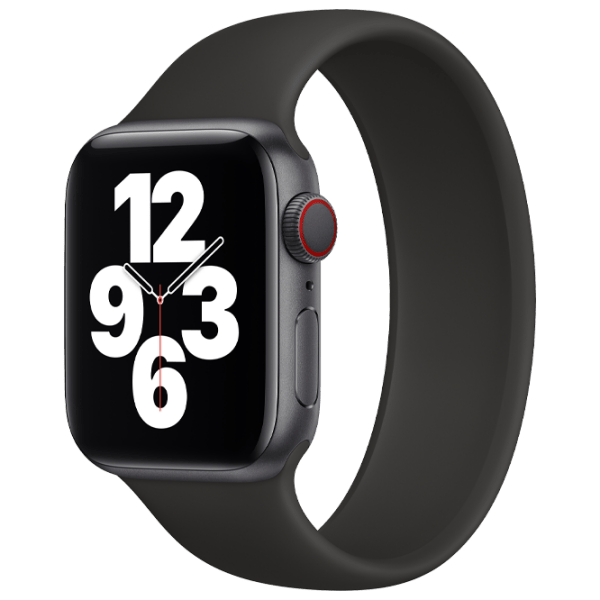 Ремень Apple Watch 40 мм Размер 9 Solo Loop Черный Силикон photo 3