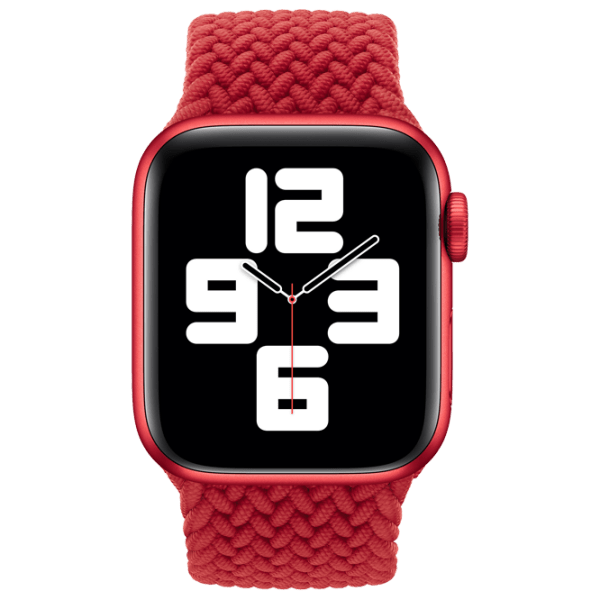 Ремень Apple Watch 40 мм Размер 6 Solo Loop Braided Красный Полиэстер photo 2