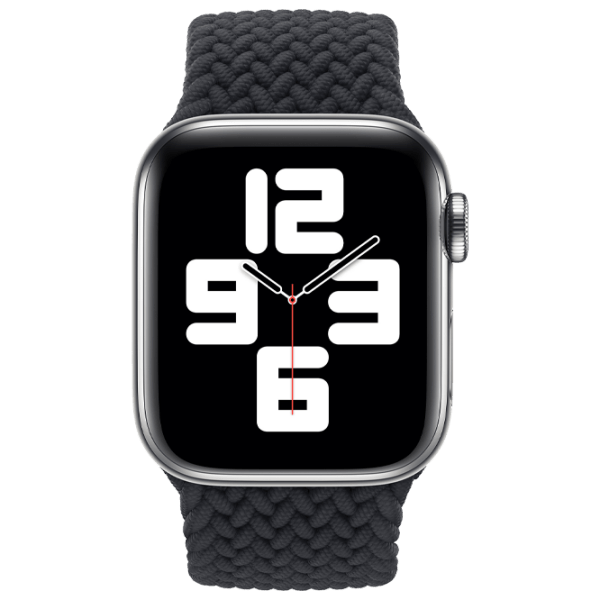 Curelușă Apple Watch Size 8 Solo Loop Braided Charcoal Poliester, photo 3