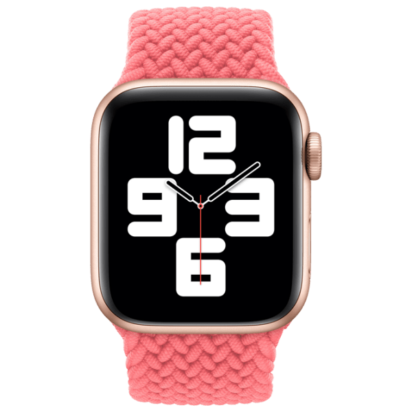 Ремень Apple Watch 40 мм Размер 6 Solo Loop Braided Pink Punch Полиэстер photo 2