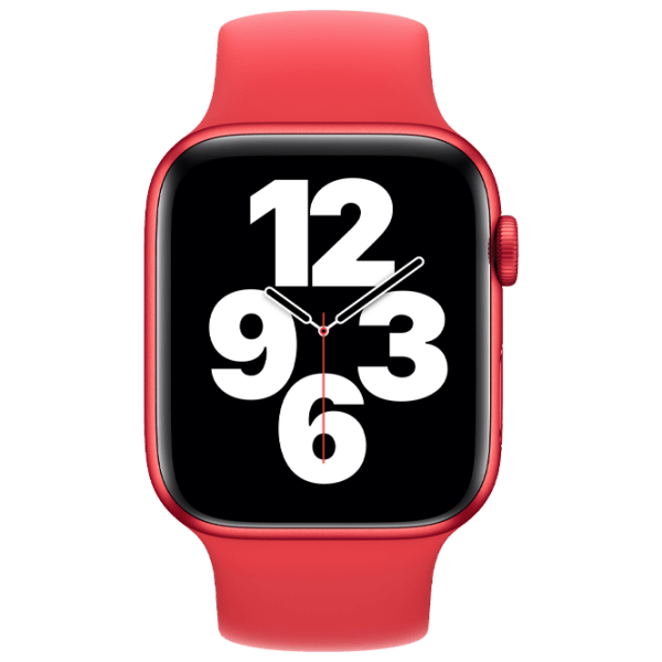 Ремень Apple Watch Размер 7 Solo Loop Красный Силикон, photo 2