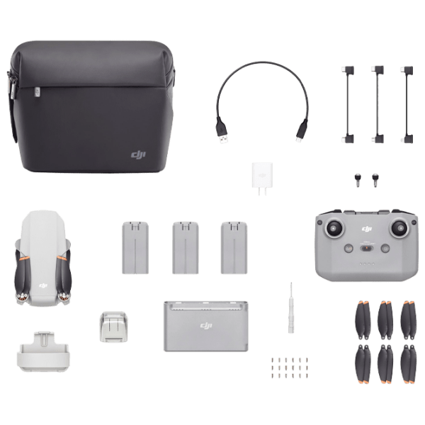 Dronă DJI Mavic Mini 2 Fly More Combo Gray Quadcopter/ 57.6 km/ h photo 4