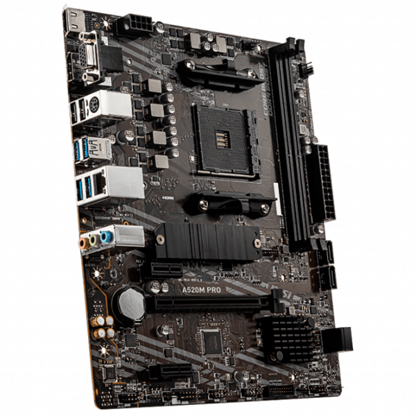 Placă de bază MSI A520M PRO mATX  photo 2