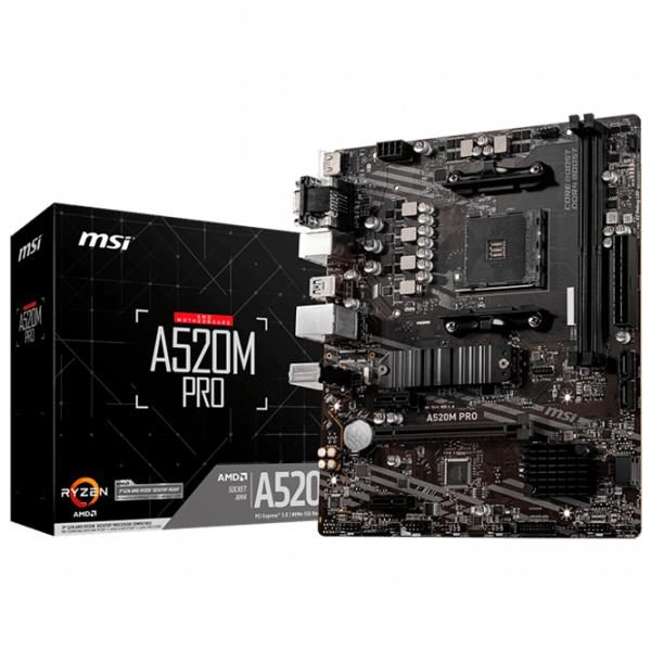 Placă de bază MSI A520M PRO mATX  photo 5
