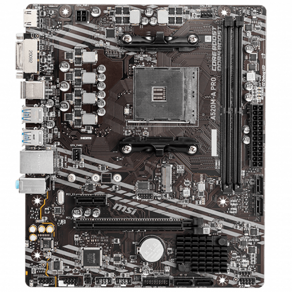 Материнская плата MSI A520M-A PRO mATX  photo 1