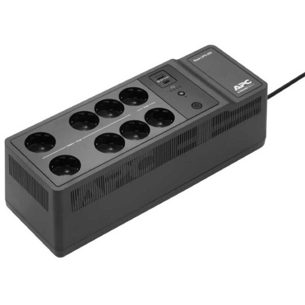 UPS APC BE850G2-RS (520/ 850VA) Black  photo 2