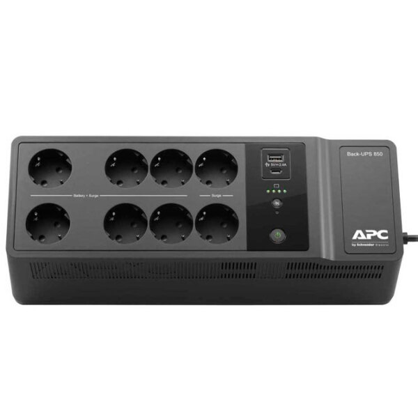UPS APC BE850G2-RS (520/ 850VA) Black  photo 3