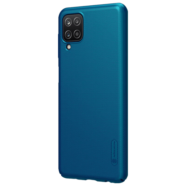 Husă pentru smartphone Samsung Galaxy A12/ Galaxy M12 (Frosted Shield) Peacock Blue Nillkin, PC, Back photo 2