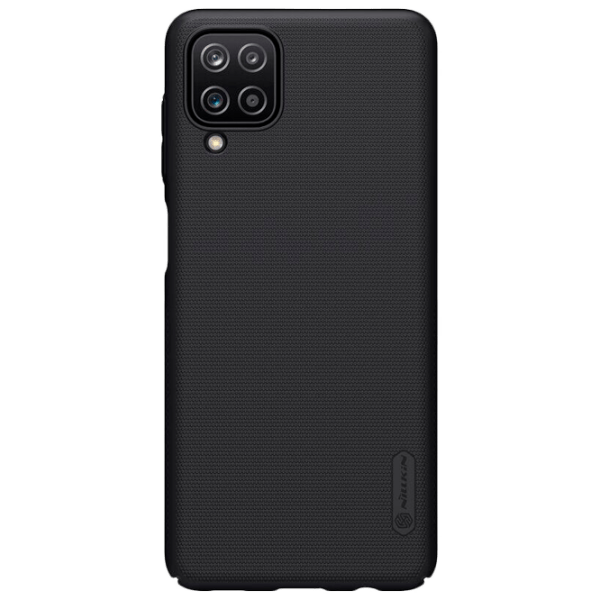 Husă pentru smartphone Samsung Galaxy A12/ Galaxy M12 (Frosted Shield) Black Nillkin, PC, Back photo 1