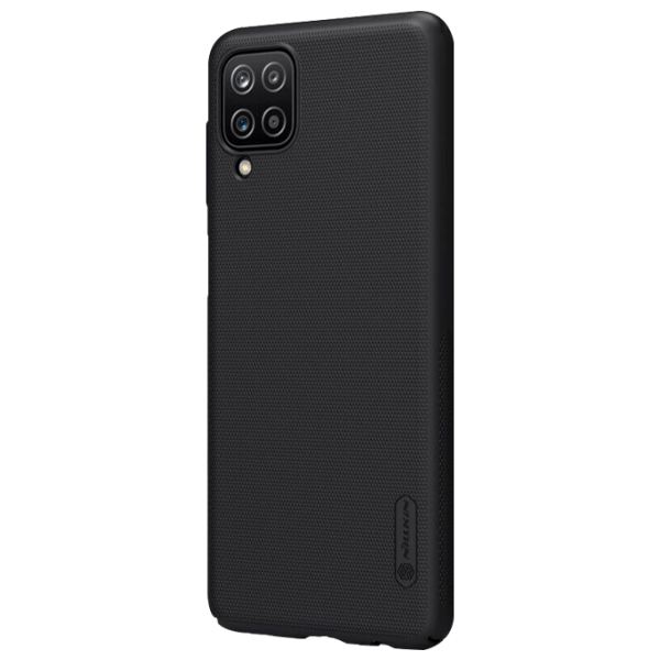Husă pentru smartphone Samsung Galaxy A12/ Galaxy M12 (Frosted Shield) Black Nillkin, PC, Back photo 2