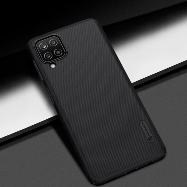 Husă pentru smartphone Samsung Galaxy A12/ Galaxy M12 (Frosted Shield) Black Nillkin, PC, Back photo 4