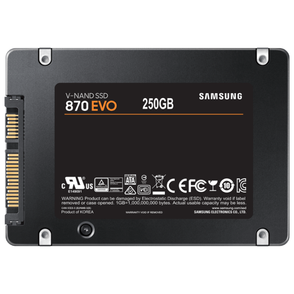 SSD Samsung 870 EVO 2.5'' 500 GB Viteza de citire: 560 MB/ s,
Viteza de inscriere: 530 MB/ s photo 2