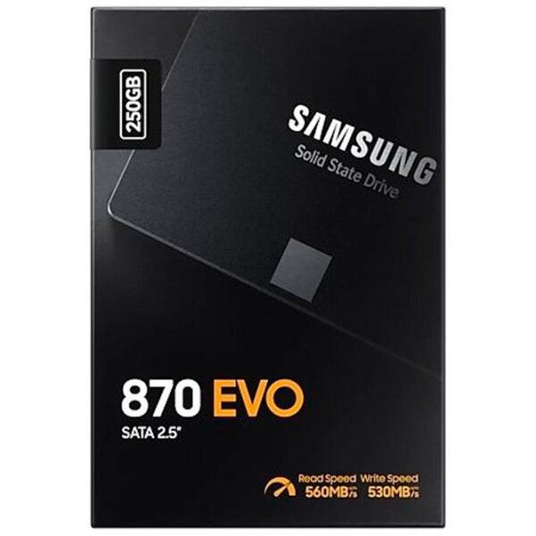 SSD Samsung 870 EVO 2.5'' 250 ГБ Скорость чтения: 560 MБ/ с,
Скорость записи: 530 MБ/ с photo 6
