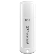 USB Flash Transcend JetFlash 370 8 GB White USB 2.0, Plastic