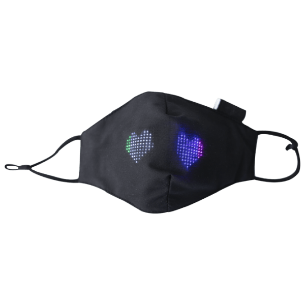 Masca LED Magic Display Face Small, Black  photo 2