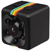 Cameră de supraveghere Helmet Mini DV SQ11 12 MP Black 1920 x 1080 / Fără fir