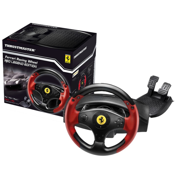 Руль Thrustmaster Ferrari Racing Wheel Red Legend Edition Черный Проводная / 11 buttons photo 3