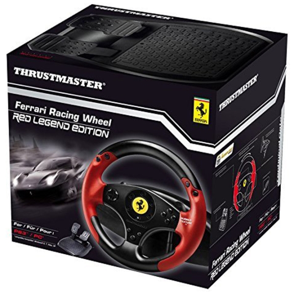 Руль Thrustmaster Ferrari Racing Wheel Red Legend Edition Черный Проводная / 11 buttons photo 4
