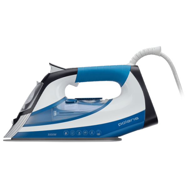 Fier de călcat Polaris PIR 3033 SG AK Blue 3000 W, 75 g/ min, 0.45 l, Ceramică photo 2