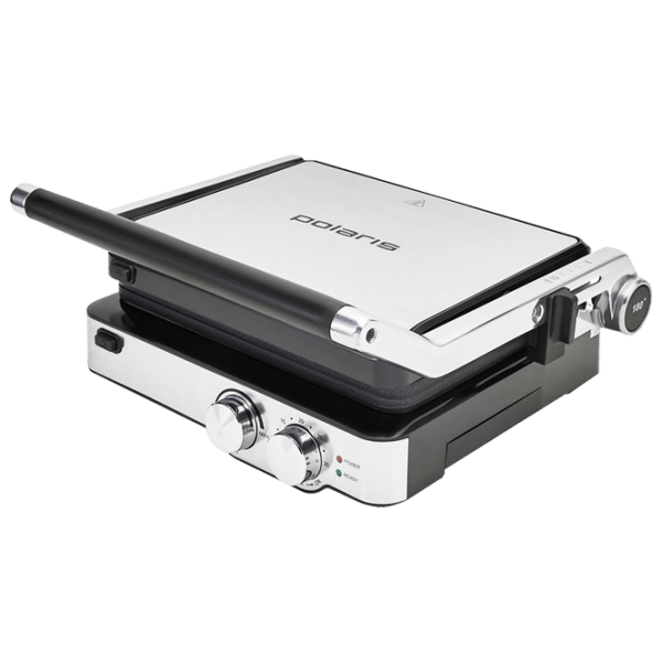 Электрогриль Polaris PGP2402 Нержавеющая сталь 2000 Вт, Контактный, Барбекю, 240 &deg;С photo 1