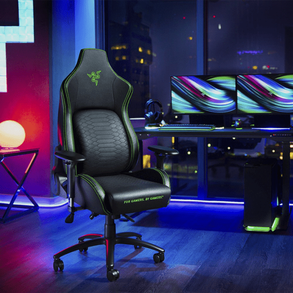Игровое кресло Razer Iskur RZ38-02770100-R3G1 Черный Зелёный  photo 6