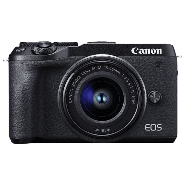Cameră foto Canon EOS M6 II 15-45 IS STM KIT + EF-M 15-45 IS STM Kit Black CMOS, , F/ 3.5-6.3 photo 1