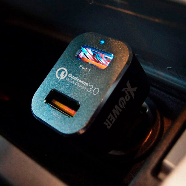 Încărcător auto XPower CC2Q3 (38 W) Black 7.2 A / Black photo 5