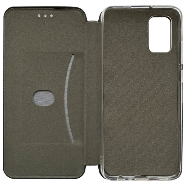 Чехол для смартфона Samsung Galaxy A02s (Flip Cover) Черный Rival, Кожа, Чехол книжка photo 2