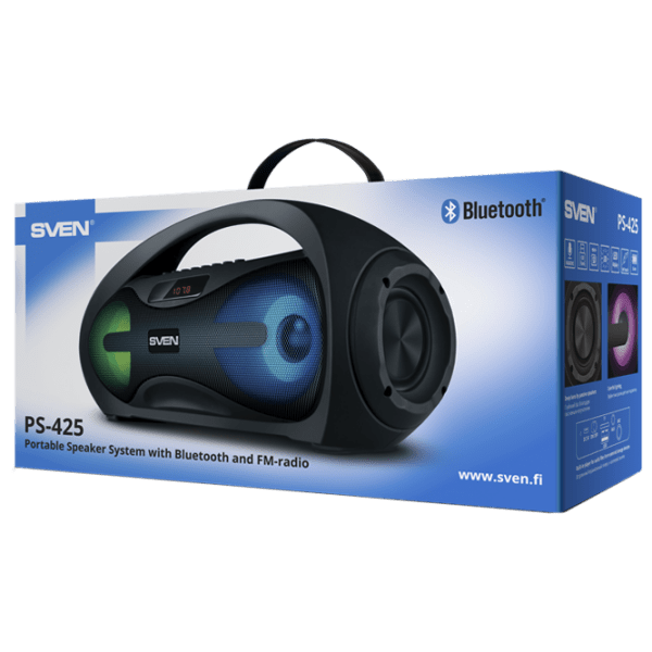 Boxă portabilă Sven PS-425 Black 2 x 6 W photo 5