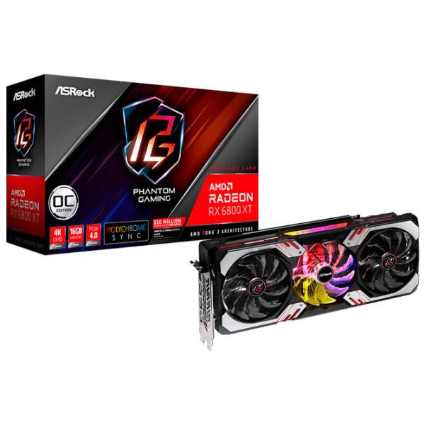 Видеокарта ASRock Radeon RX 6800 XT Phantom Gaming D 16G OC  photo 6